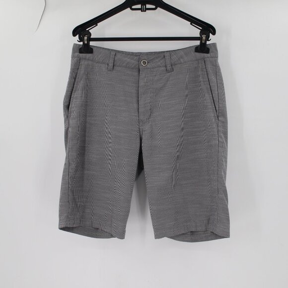 Travis Mathew Shorts Mens 32 10.5" Performance Stretch Golf Flat Front Gray - Picture 1 of 9